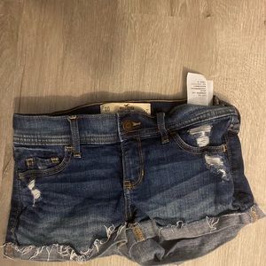 Low Rise Hollister Jean Shorts